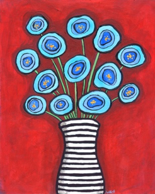 Blue Poppies by Shelagh Duffett